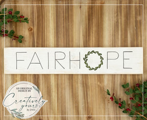 Fairhope Holiday Sign