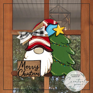 Christmas Gnome Door Hanger